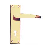 Victorian Lever Latch Scroll Privacy (H-1254)